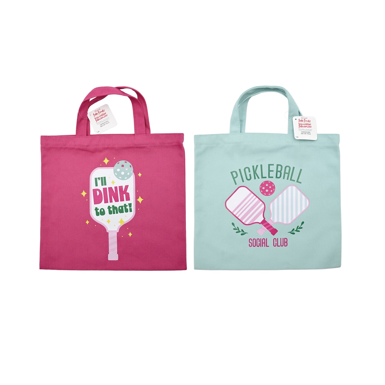 Assorted 15.75" Pickleball Canvas Bag, 1pc. by Fab Finds